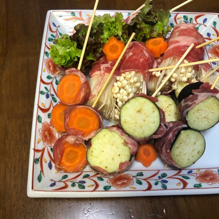 鍋用肉巻き串！